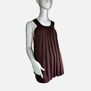 Grace Sparkle & Shine Sleeveless Pleated Top XL